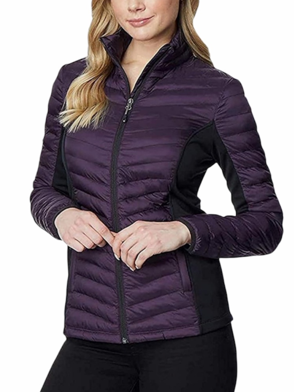 32 Degre Mauve & Black Wind-coat💜🖤